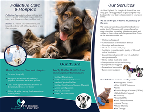 Flyer Design by alewis.designer19 for New England Pet Hospice, Inc. | Design: #6419556