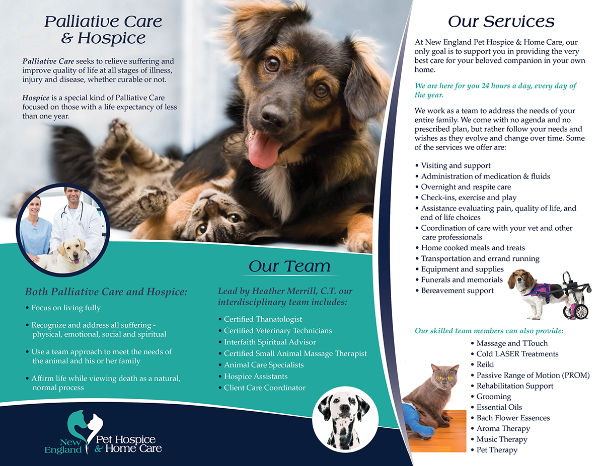 Flyer Design by alewis.designer19 for New England Pet Hospice, Inc. | Design #6420757