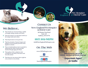 Flyer Design by alewis.designer19 for New England Pet Hospice, Inc. | Design: #6452870