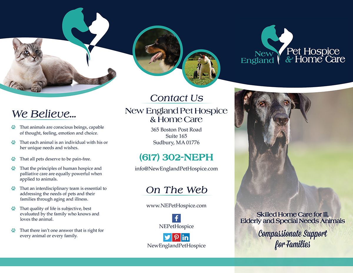 Flyer Design by alewis.designer19 for New England Pet Hospice, Inc. | Design #6490836