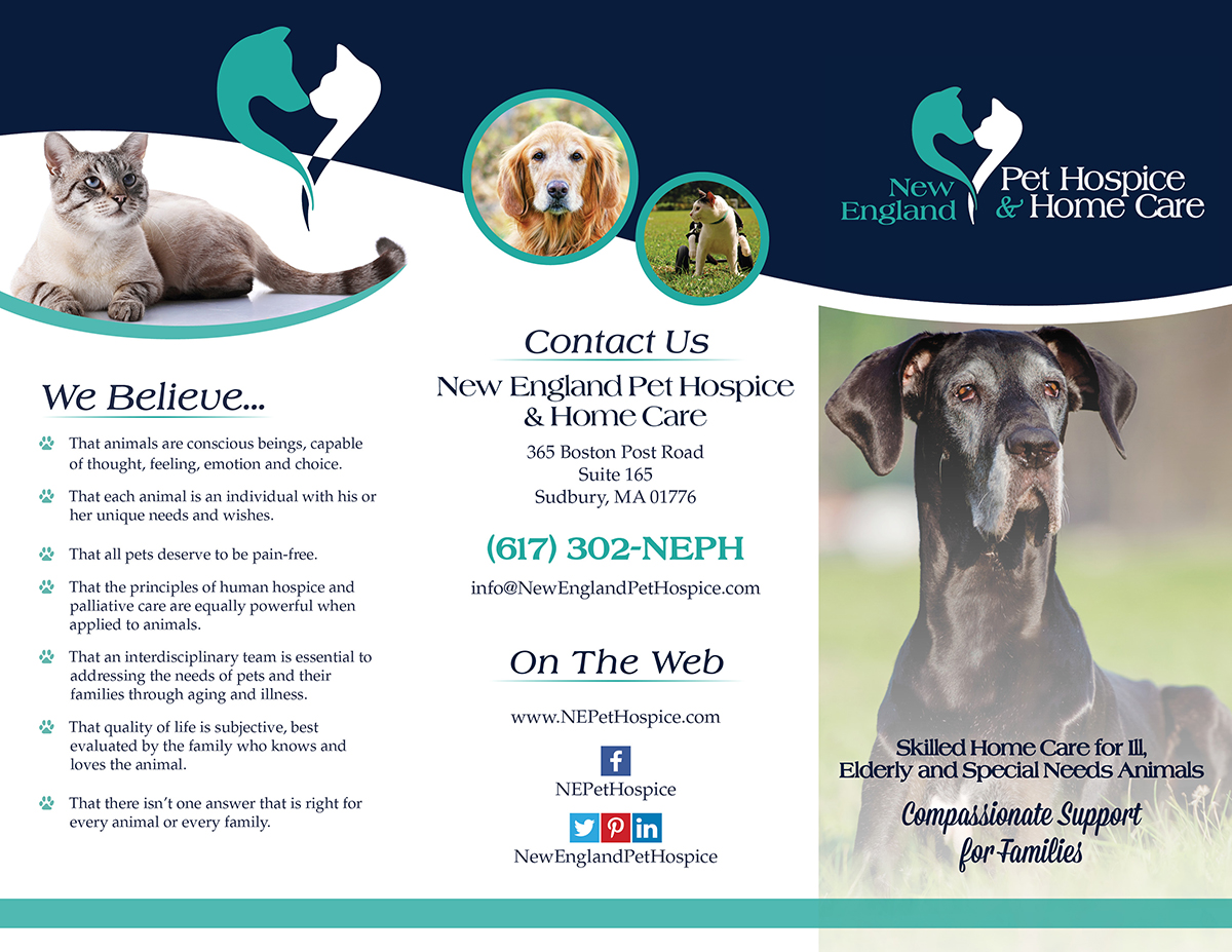 Flyer Design by alewis.designer19 for New England Pet Hospice, Inc. | Design #6492901