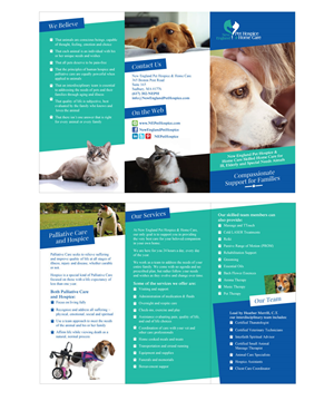 Flyer Design by eleven for New England Pet Hospice, Inc. | Design #6438068