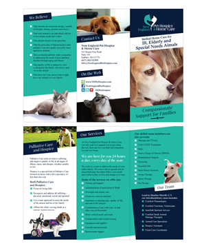 Redesign company trifold brochure | Diseño de Flyer por eleven