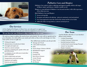 Flyer Design by DesignScout for New England Pet Hospice, Inc. | Design: #6430609