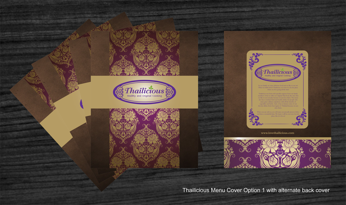Diseño de Menú por Kburks para Thailicious | Diseño #1899762