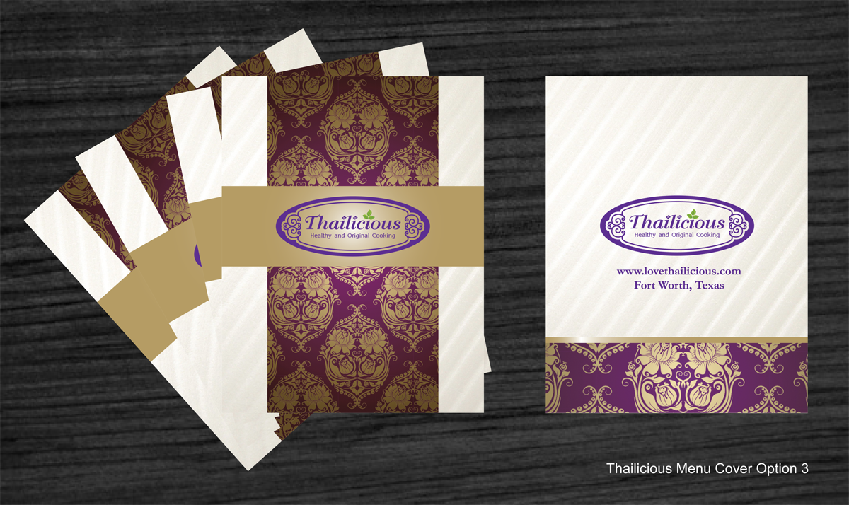 Menu Design by Kburks for Thailicious | Design #1899766