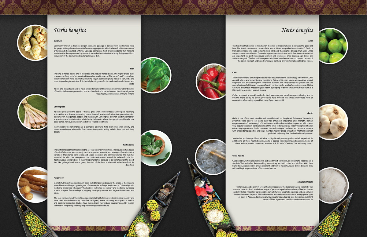 Menu Design by Marq for Thailicious | Design #1959496