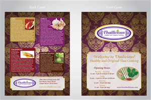 Menu Design by Ekanite for Thailicious | Design: #1877459