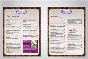 Menu Design by Ekanite for Thailicious | Design: #1877468