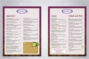 Menu Design by Ekanite for Thailicious | Design: #1880579