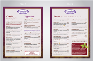 Menu Design by Ekanite for Thailicious | Design: #1880581