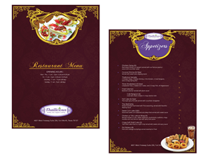 Menu Design by roopaljain for Thailicious | Design: #1875680