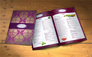 Thai Menu Design Project | Diseño de Menú por Sarah Mathews