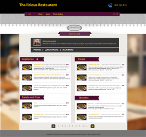 Menu Design by TechWise