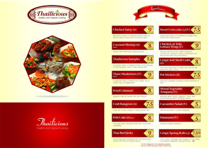 Thai Menu Design Project | Diseño de Menú por TechWise