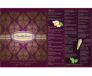 Menu Design by Meow Mix