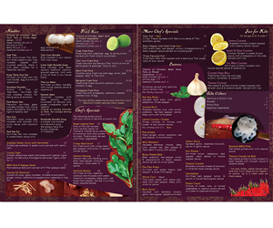 Diseño de Menú por Meow Mix para Thailicious | Diseño #1863160