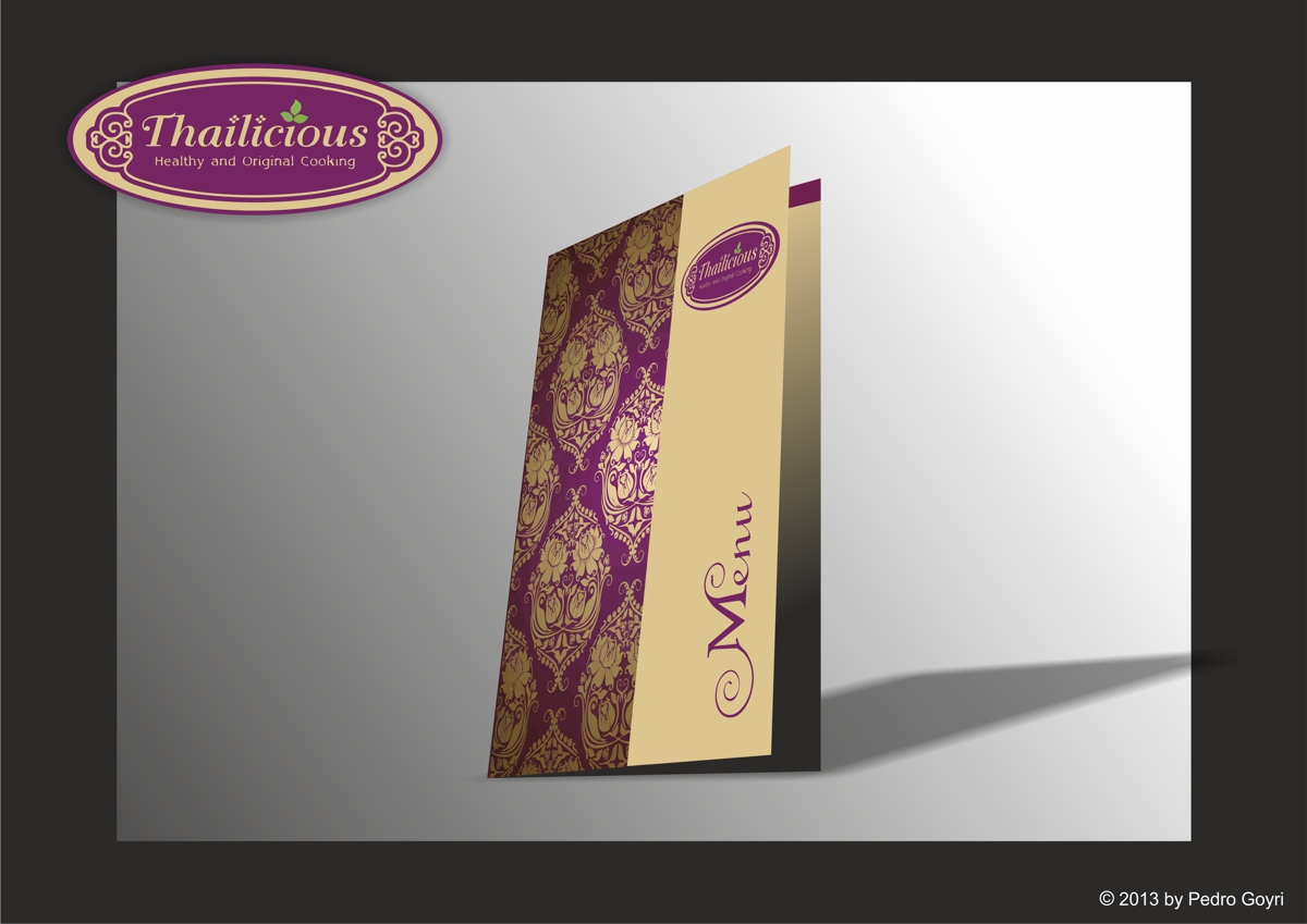 Menu Design by IMAGE SOLUTION for Thailicious | Design #1855962
