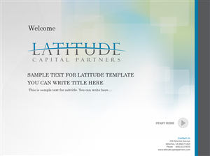 PowerPoint Design by AriefK for Latitude Capital Partners | Design: #1694897