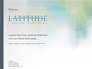 PowerPoint Design by AriefK for Latitude Capital Partners | Design: #1694991