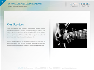 PowerPoint Design by AriefK for Latitude Capital Partners | Design: #1695043