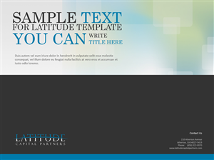 PowerPoint Design by AriefK for Latitude Capital Partners | Design: #1699477