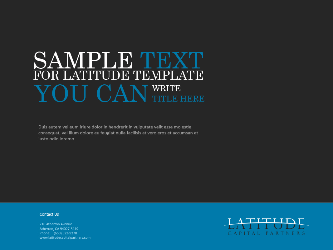 PowerPoint Design by AriefK for Latitude Capital Partners | Design #1699946