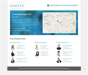 Web Design par pb pour Choate Investment Advisors | Design : #6400651