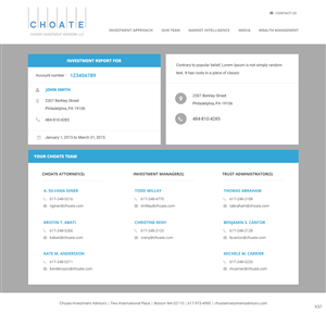 Web-Design von pb für Choate Investment Advisors | Design: #6424373