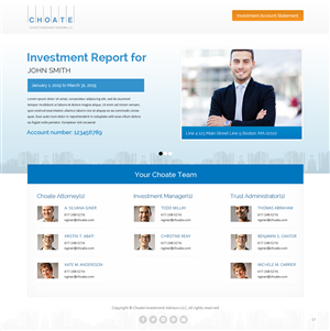 Web-Design von pb für Choate Investment Advisors | Design: #6436488