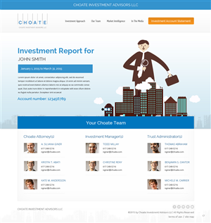 Web-Design von pb für Choate Investment Advisors | Design: #6482907