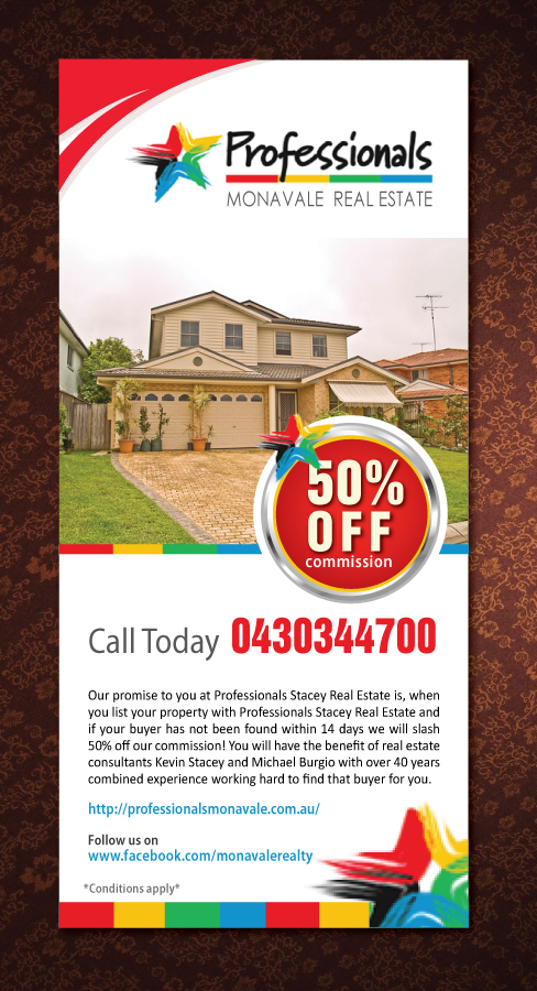 Flyer Design by Sbss for Professionals Stacey Real Estate  | Design #1681316
