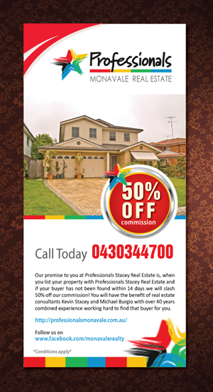 Flyer Design by Sbss for Professionals Stacey Real Estate  | Design: #1681316