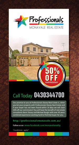 Flyer Design by Sbss for Professionals Stacey Real Estate  | Design: #1681321