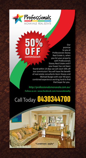 Flyer Design by Sbss for Professionals Stacey Real Estate  | Design: #1681324