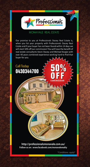 Flyer Design by Sbss for Professionals Stacey Real Estate  | Design: #1681333