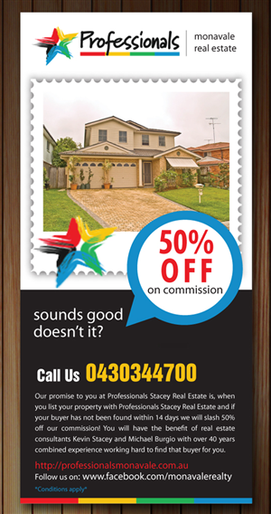 Flyer Design by Sbss for Professionals Stacey Real Estate  | Design: #1682107