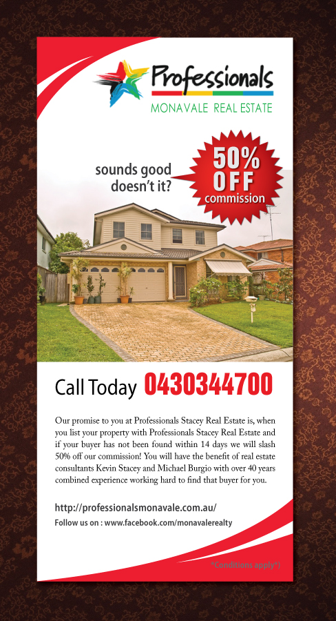 Design de Flyer par Sbss pour Professionals Stacey Real Estate  | Design #1682925