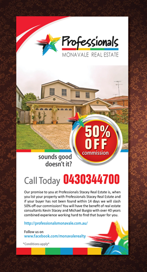 Flyer Design by Sbss for Professionals Stacey Real Estate  | Design: #1682933