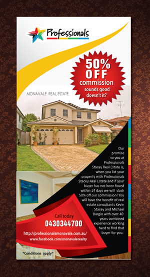 Flyer Design by Sbss for Professionals Stacey Real Estate  | Design: #1682949