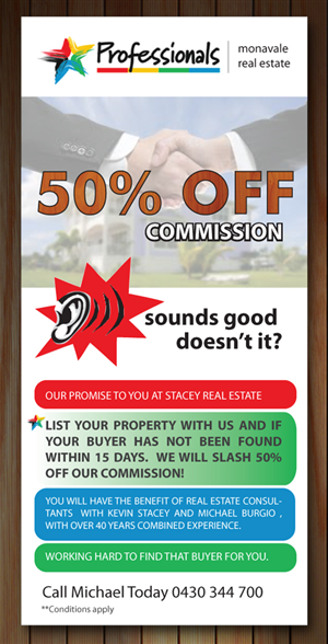 Diseño de Flyer por Sbss para Professionals Stacey Real Estate  | Diseño: #1688816