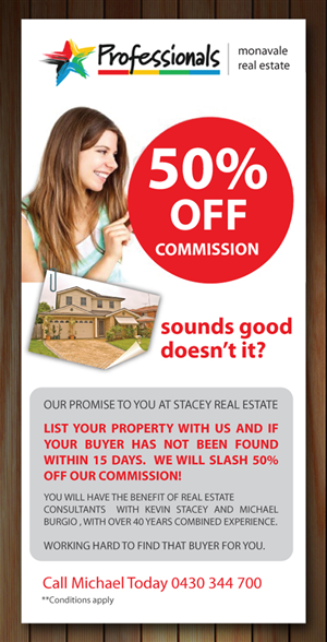 Diseño de Flyer por Sbss para Professionals Stacey Real Estate  | Diseño: #1688820