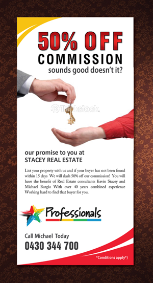Diseño de Flyer por Sbss para Professionals Stacey Real Estate  | Diseño: #1689448