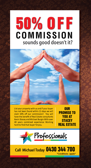 Diseño de Flyer por Sbss para Professionals Stacey Real Estate  | Diseño: #1689456
