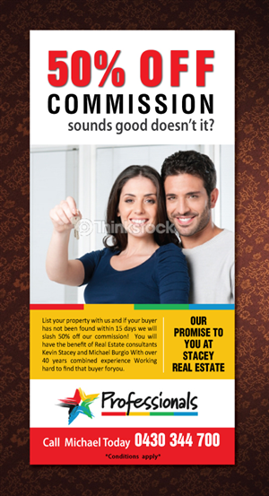 Diseño de Flyer por Sbss para Professionals Stacey Real Estate  | Diseño: #1689459