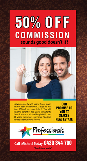 Diseño de Flyer por Sbss para Professionals Stacey Real Estate  | Diseño: #1689463