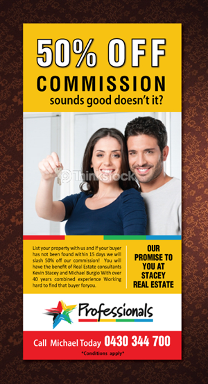 Diseño de Flyer por Sbss para Professionals Stacey Real Estate  | Diseño: #1689470