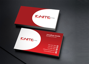 Business Card Design by Creations Box 2015 for Ignite Elite  Artists | Design: #6383553