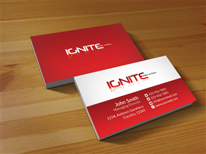 Business Card Design by Creations Box 2015 for Ignite Elite  Artists | Design: #6383565
