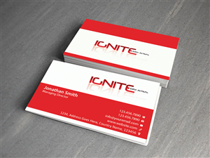 Business Card Design by Creations Box 2015 for Ignite Elite  Artists | Design: #6393099